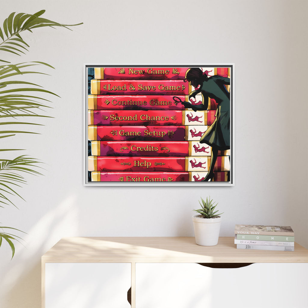 Detective Framed Canvas