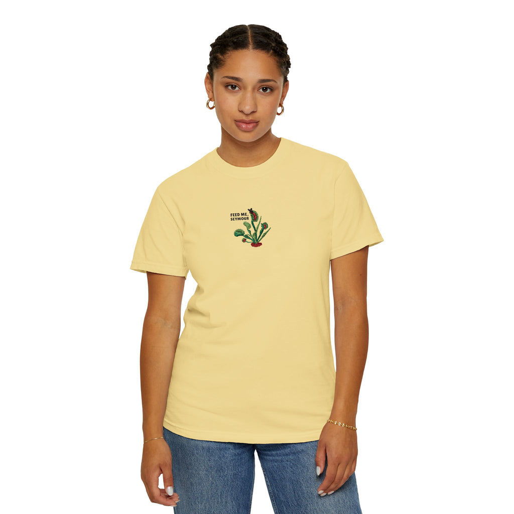 Embroidered Feed Me Seymour Tee