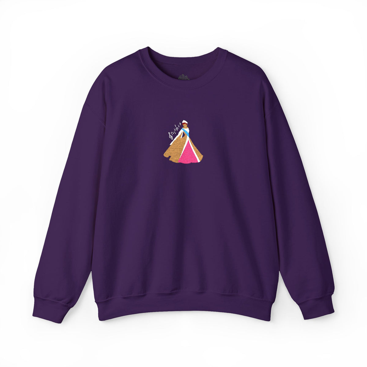 Embroidered Princess Crewneck Sweatshirt