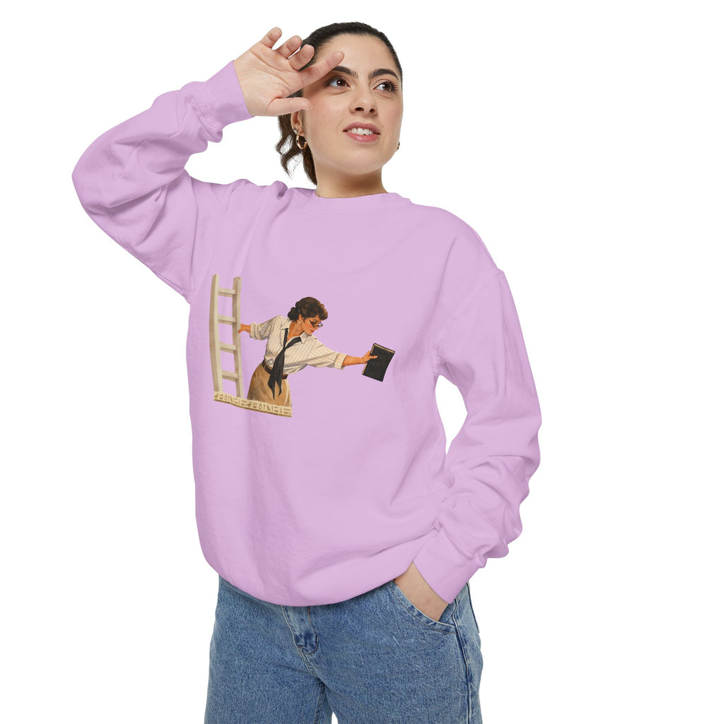 Evelyn Librarian Crewneck Sweatshirt