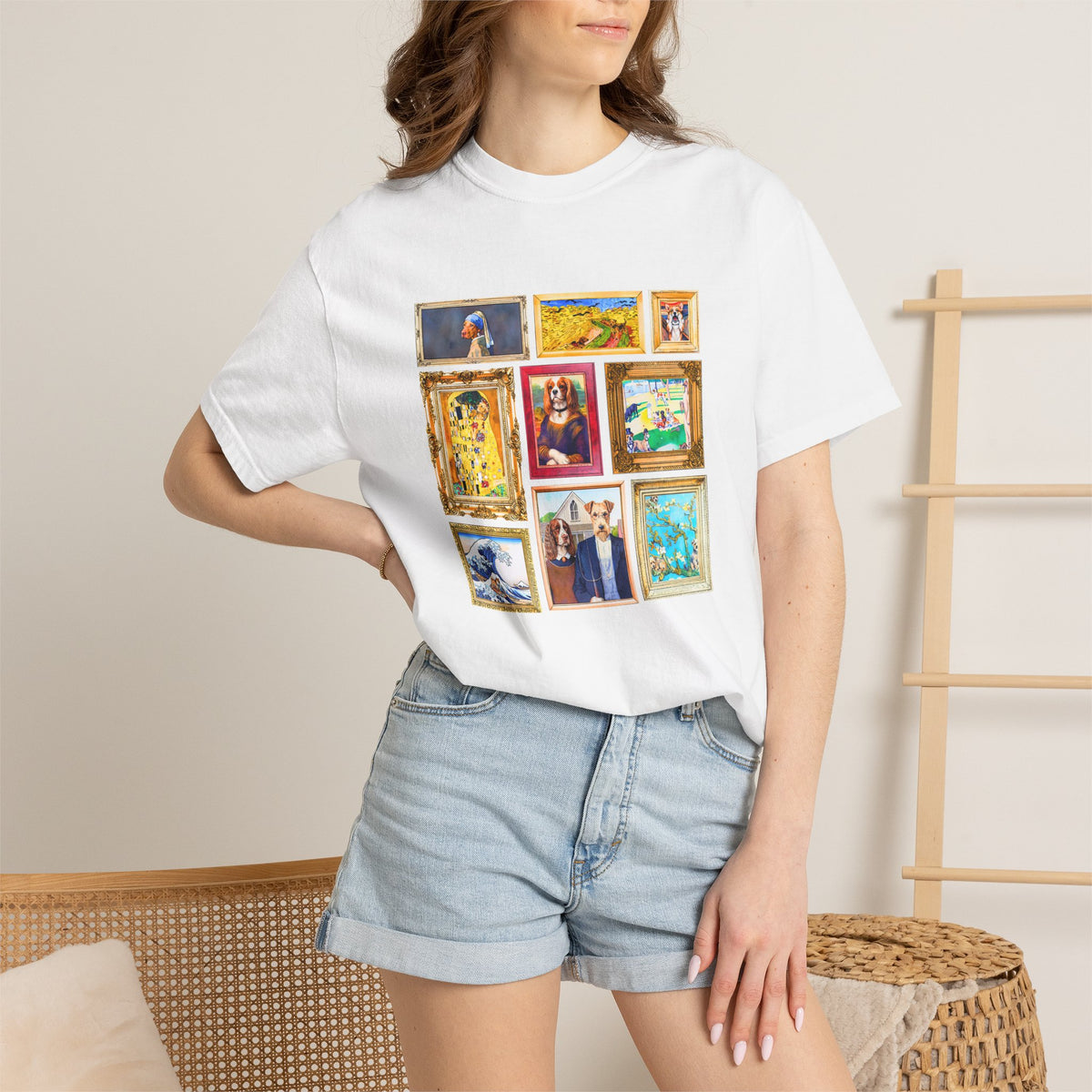 Dog Art Gallery Tee