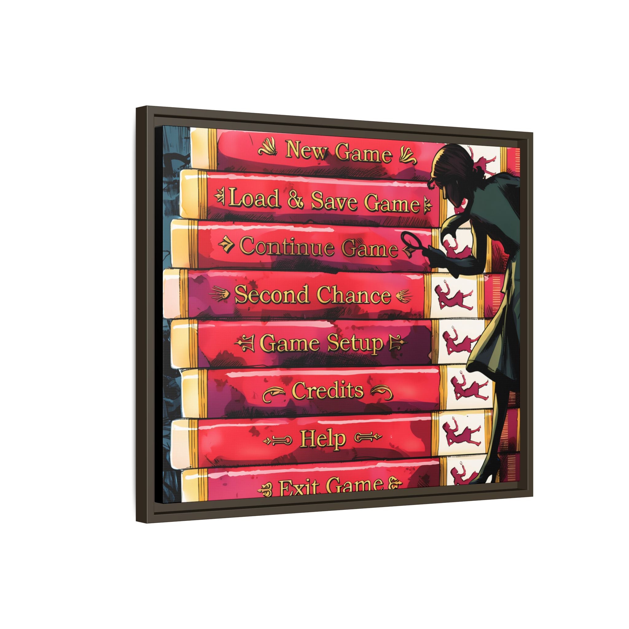 Detective Framed Canvas
