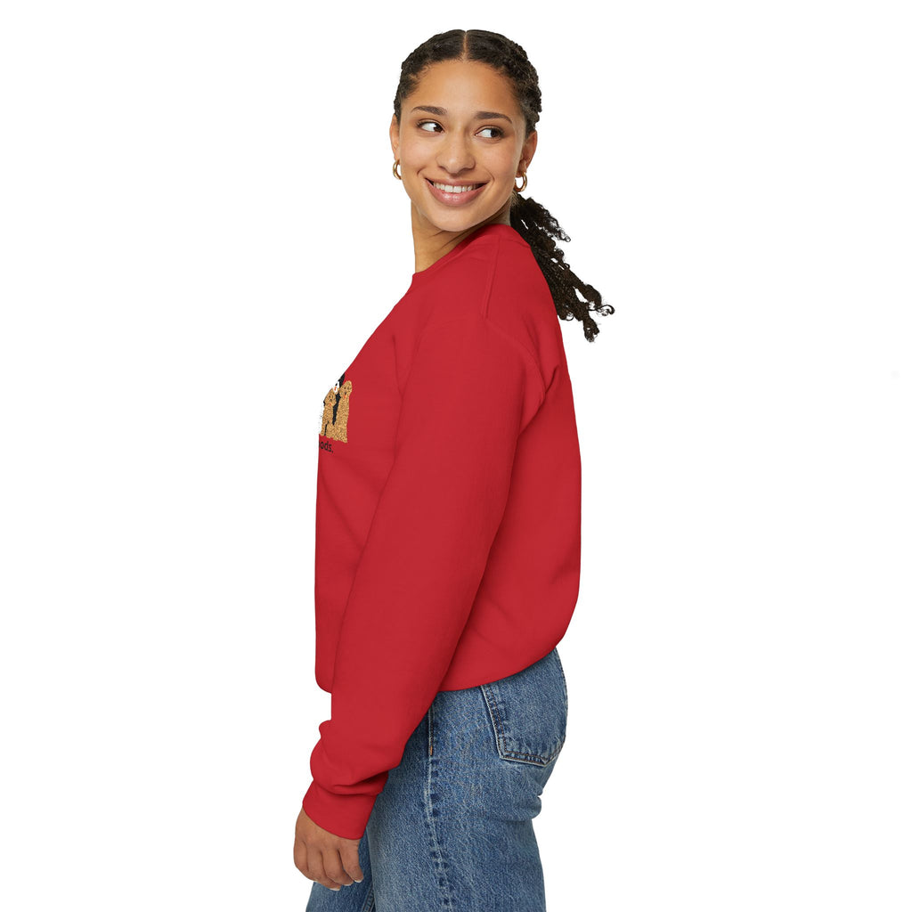 Embroidered Send Doods Crewneck Sweatshirt