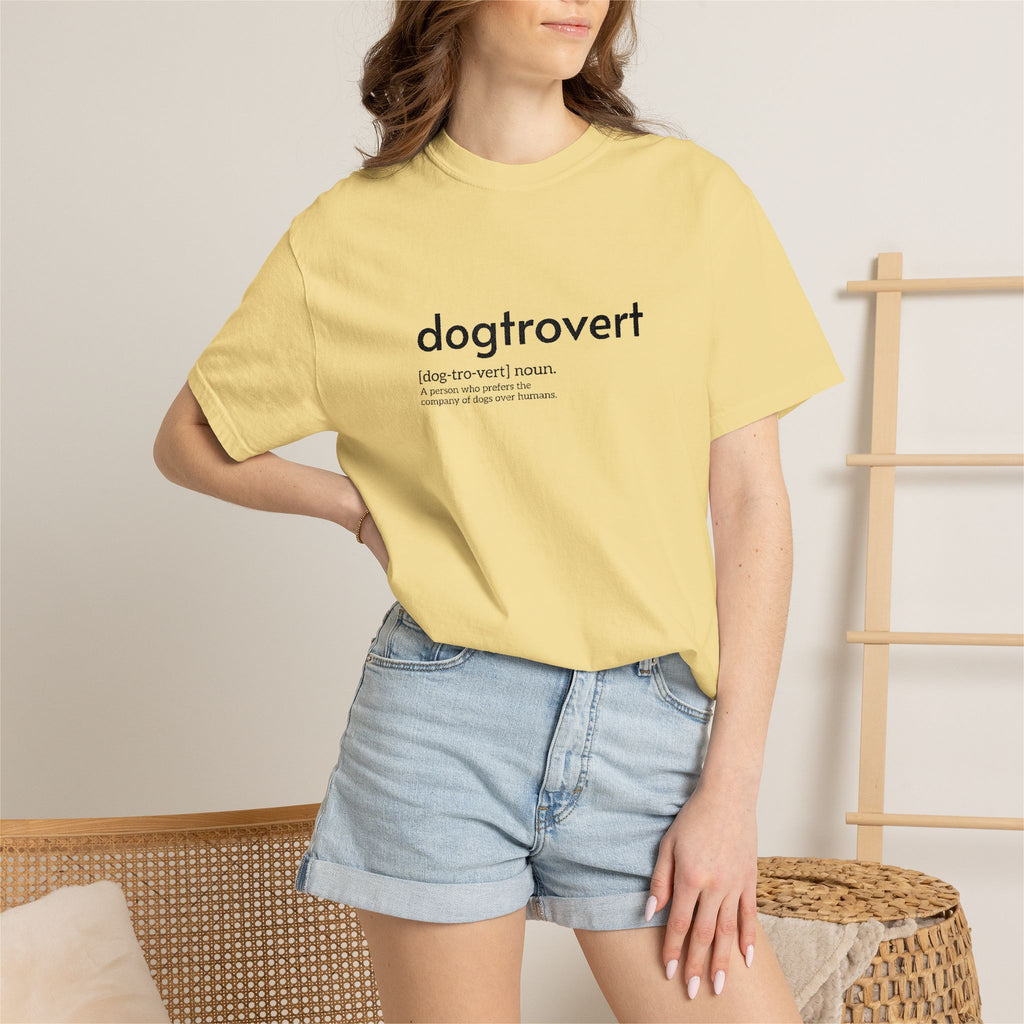 Dog-tro-vert Embroidered T-Shirt