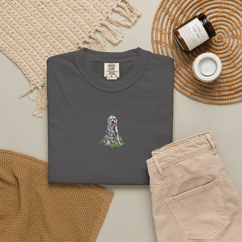 Sheepadoodle Embroidered Tee