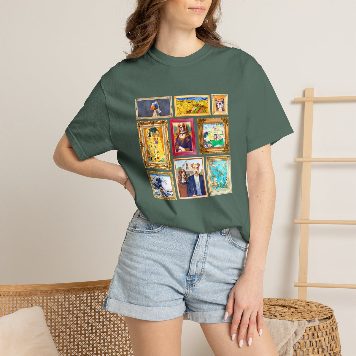 Dog Art Gallery Tee