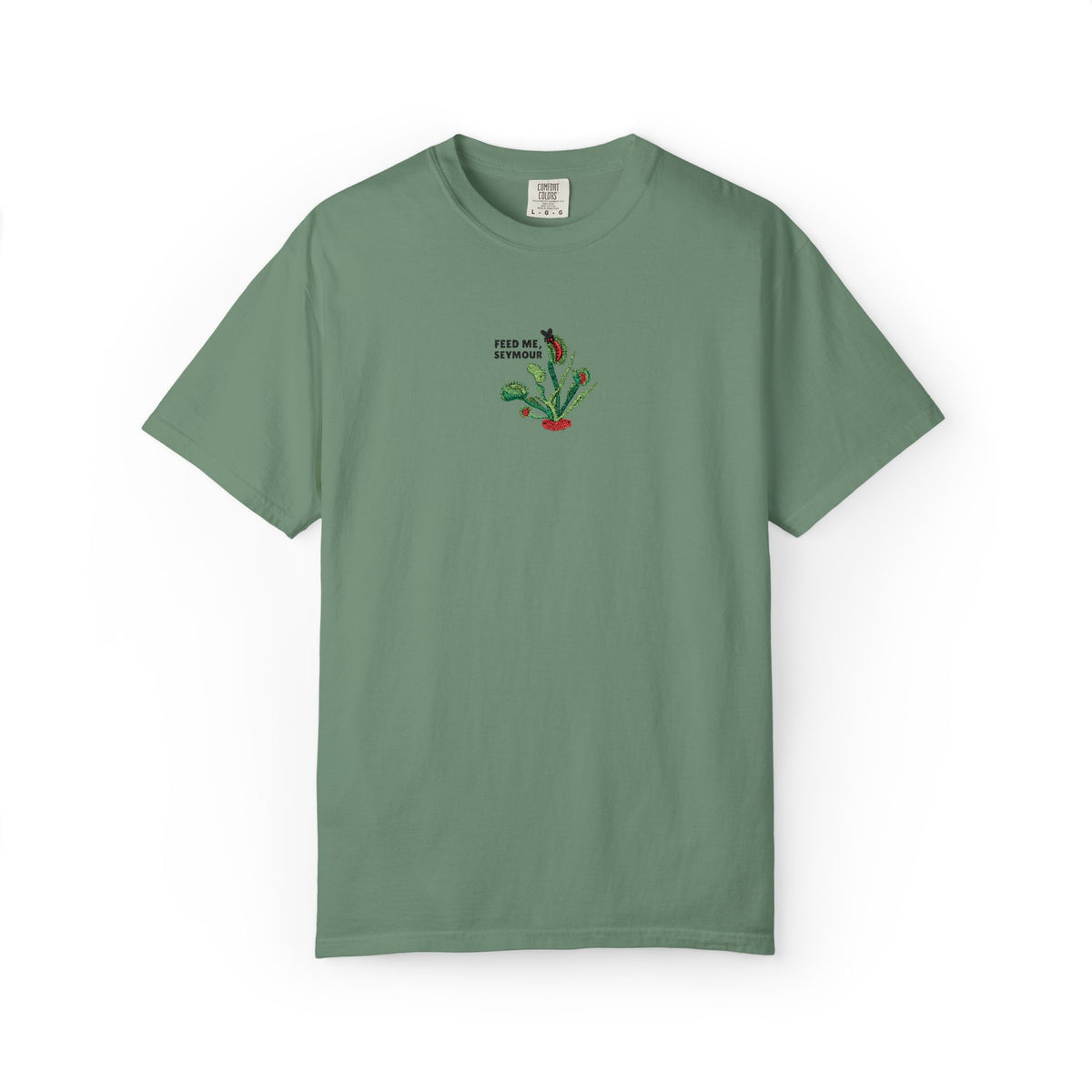 Embroidered Feed Me Seymour Tee