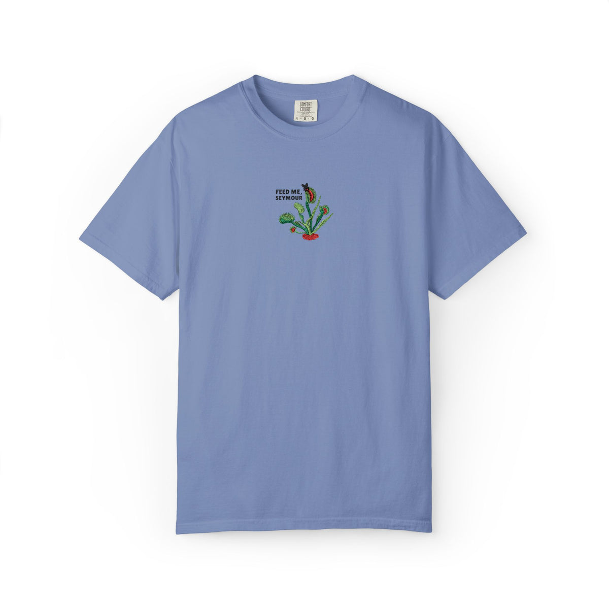 Embroidered Feed Me Seymour Tee