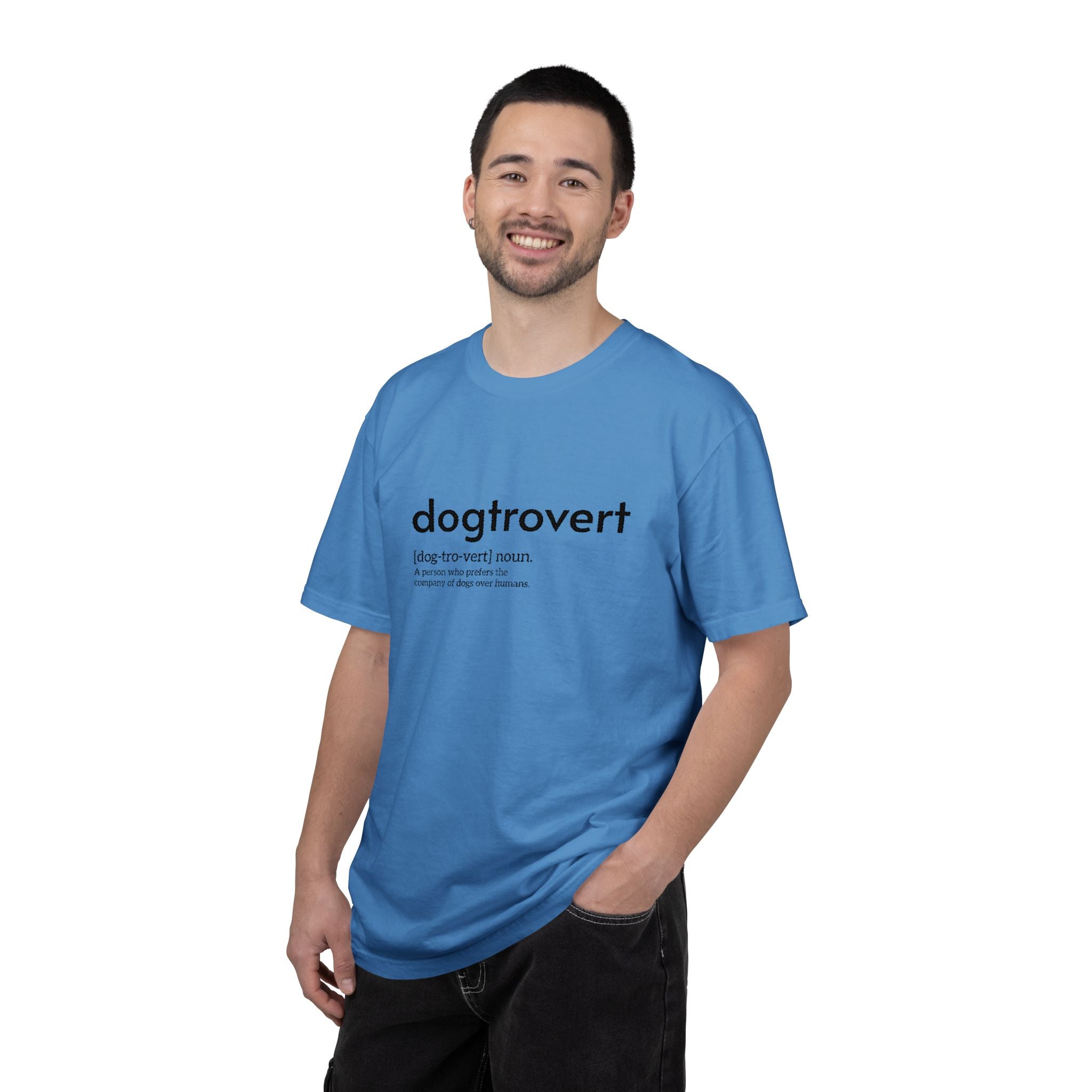 Dog-tro-vert Embroidered T-Shirt