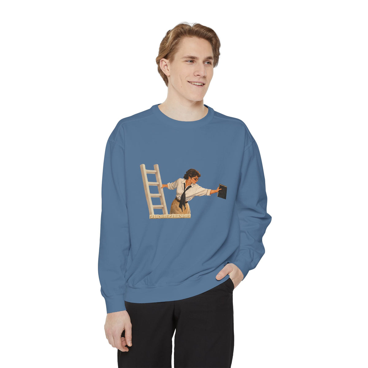 Evelyn Librarian Crewneck Sweatshirt