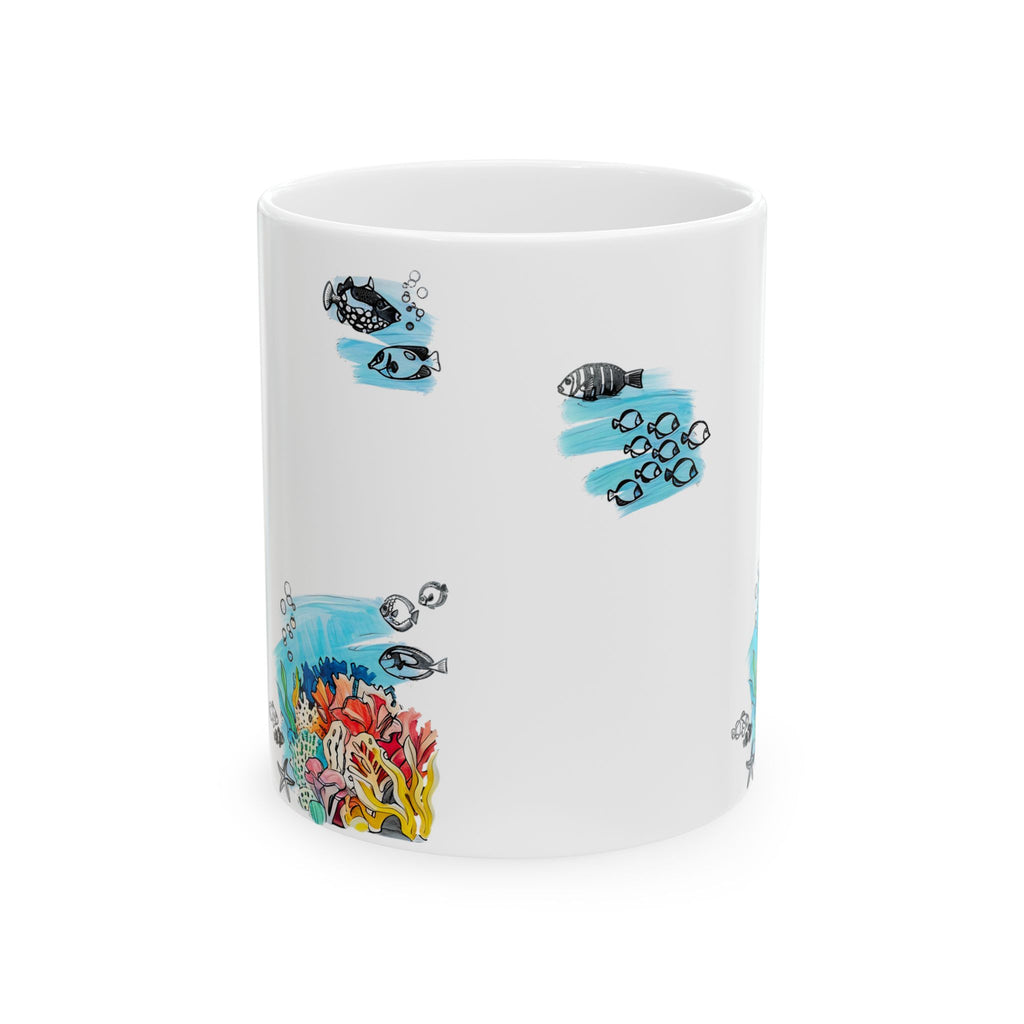 Under The Sea Doodle Coffee Mug