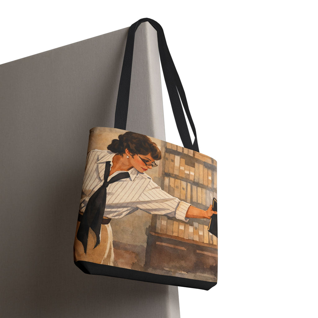 Evelyn Librarian Tote Bag
