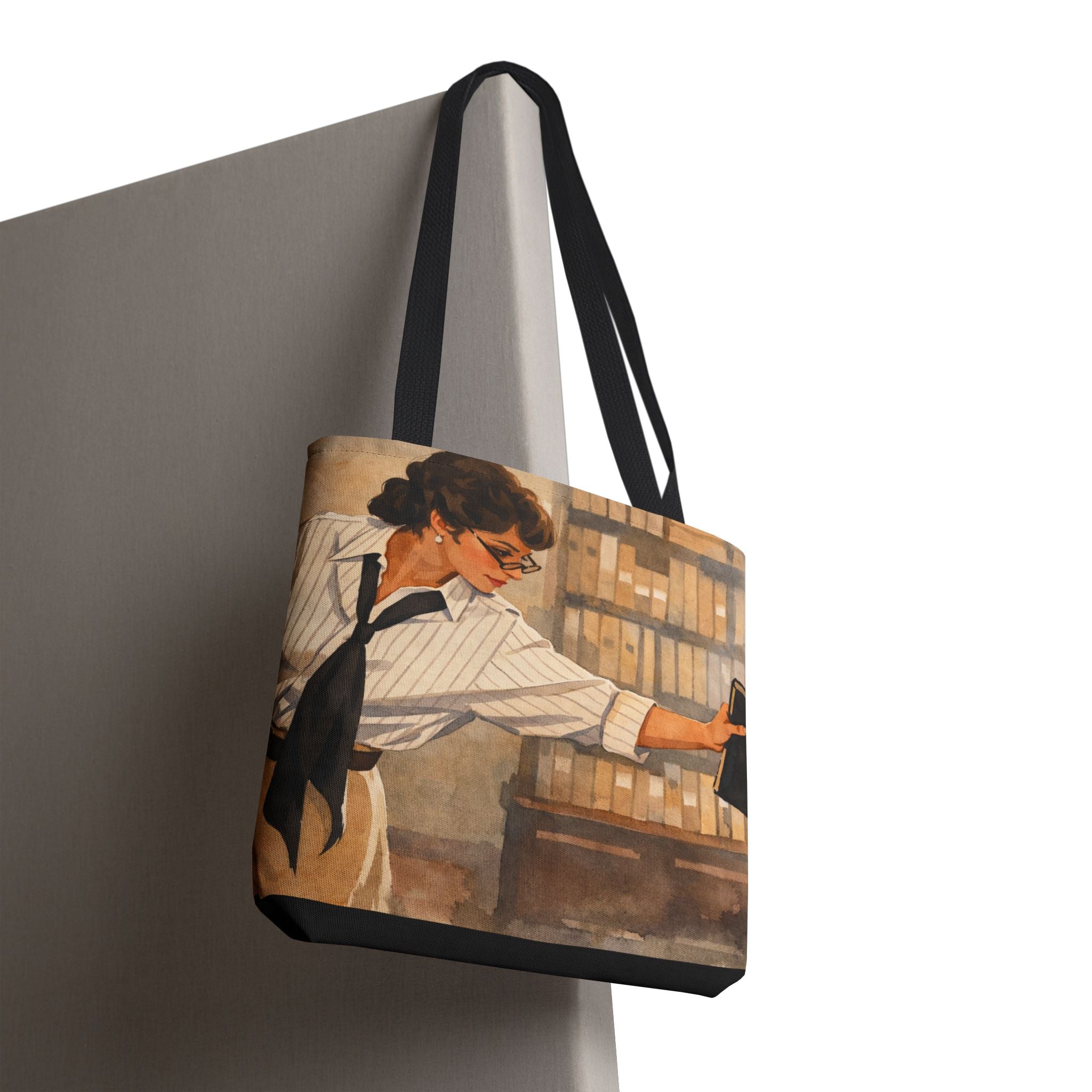 Evelyn Librarian Tote Bag