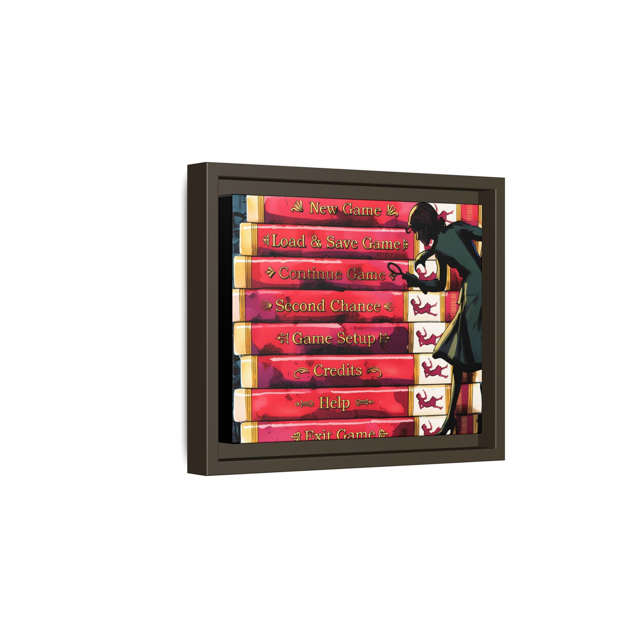 Detective Framed Canvas