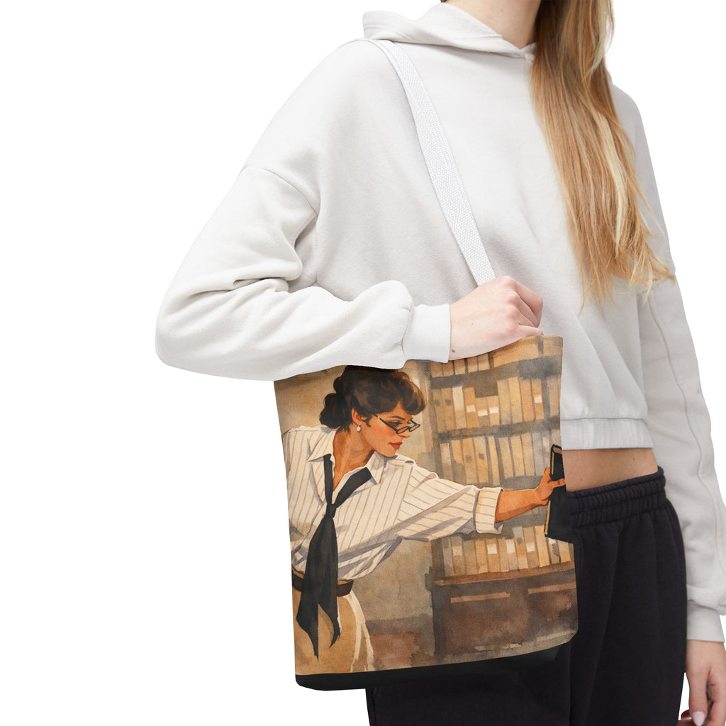 Evelyn Librarian Tote Bag