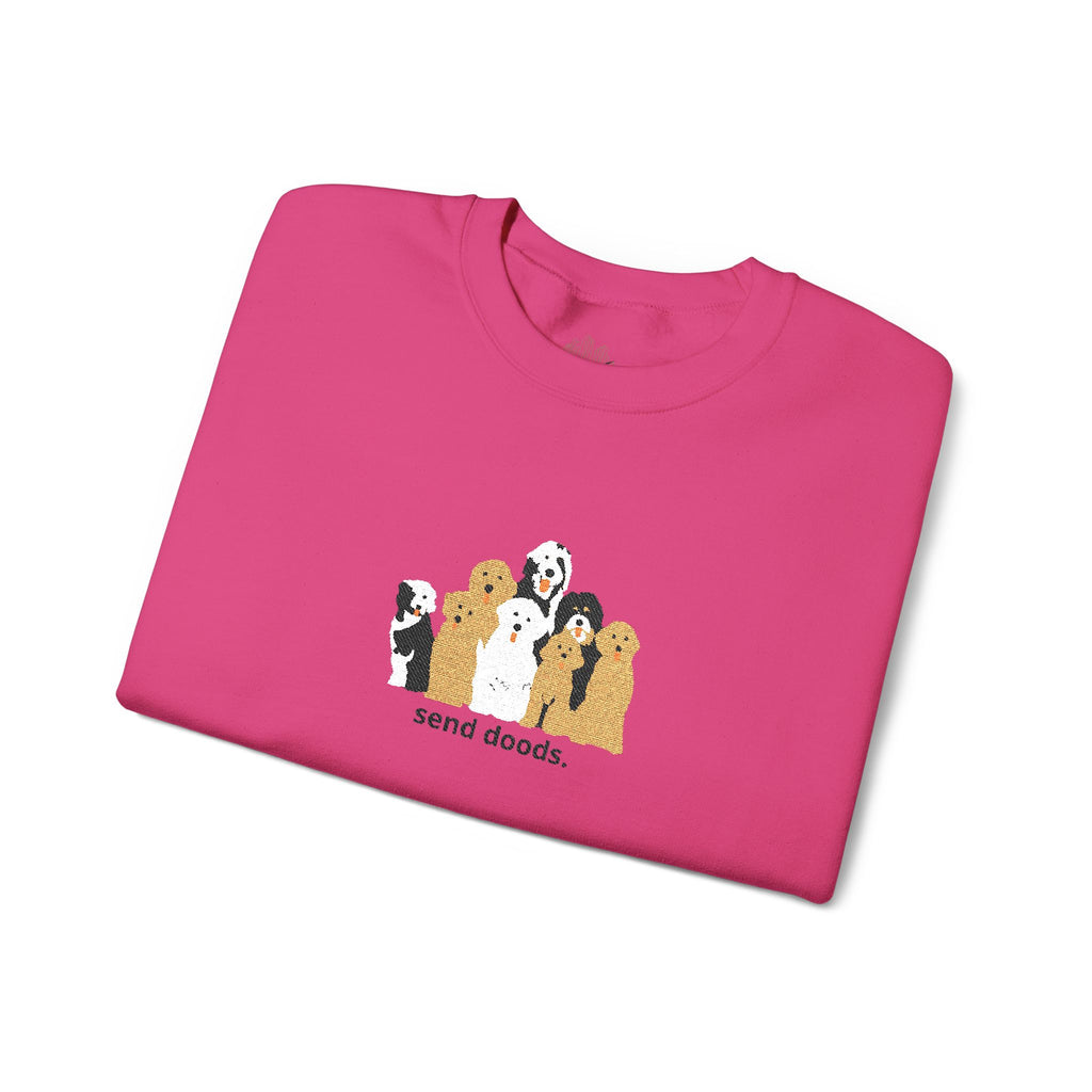 Embroidered Send Doods Crewneck Sweatshirt