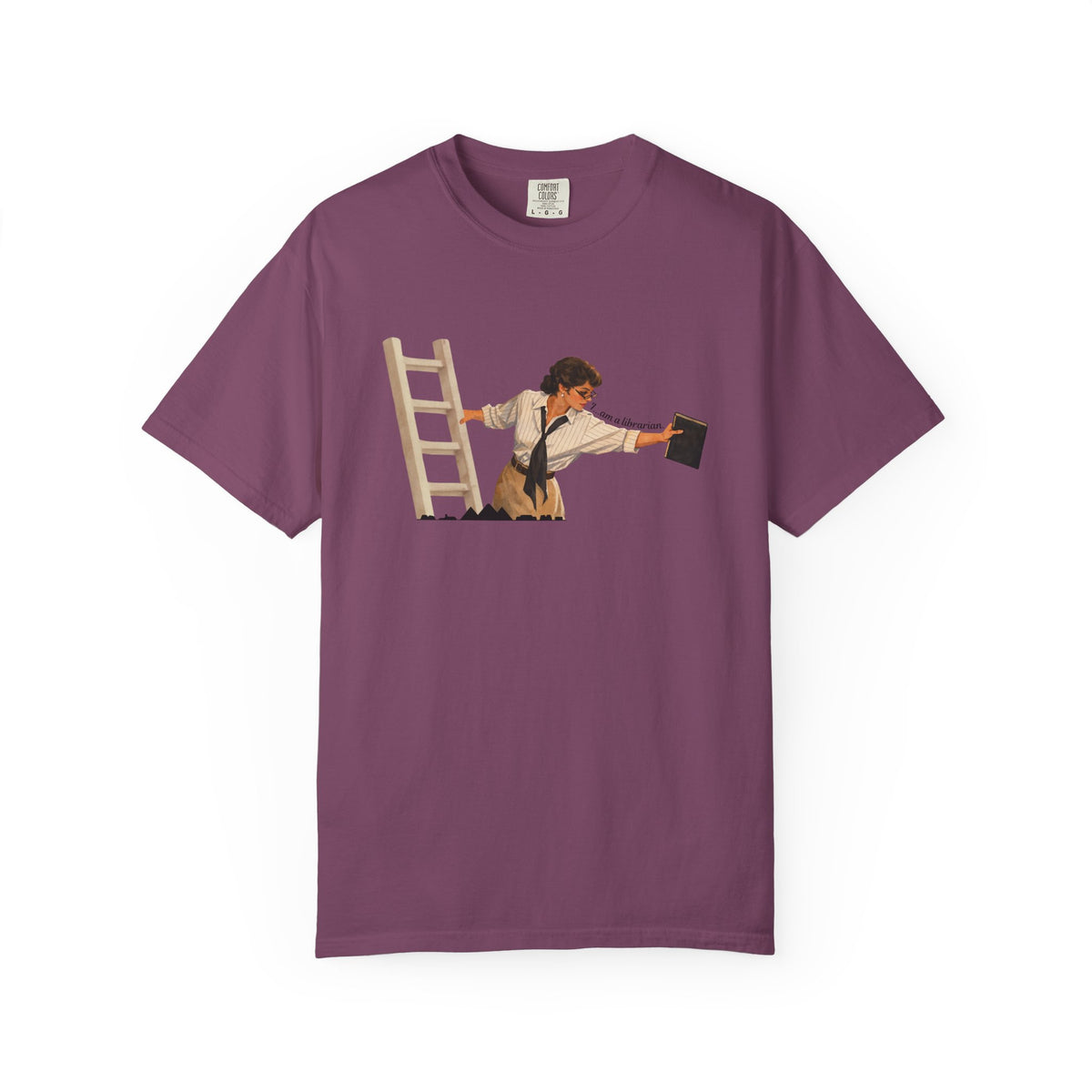 Evelyn Librarian Tee