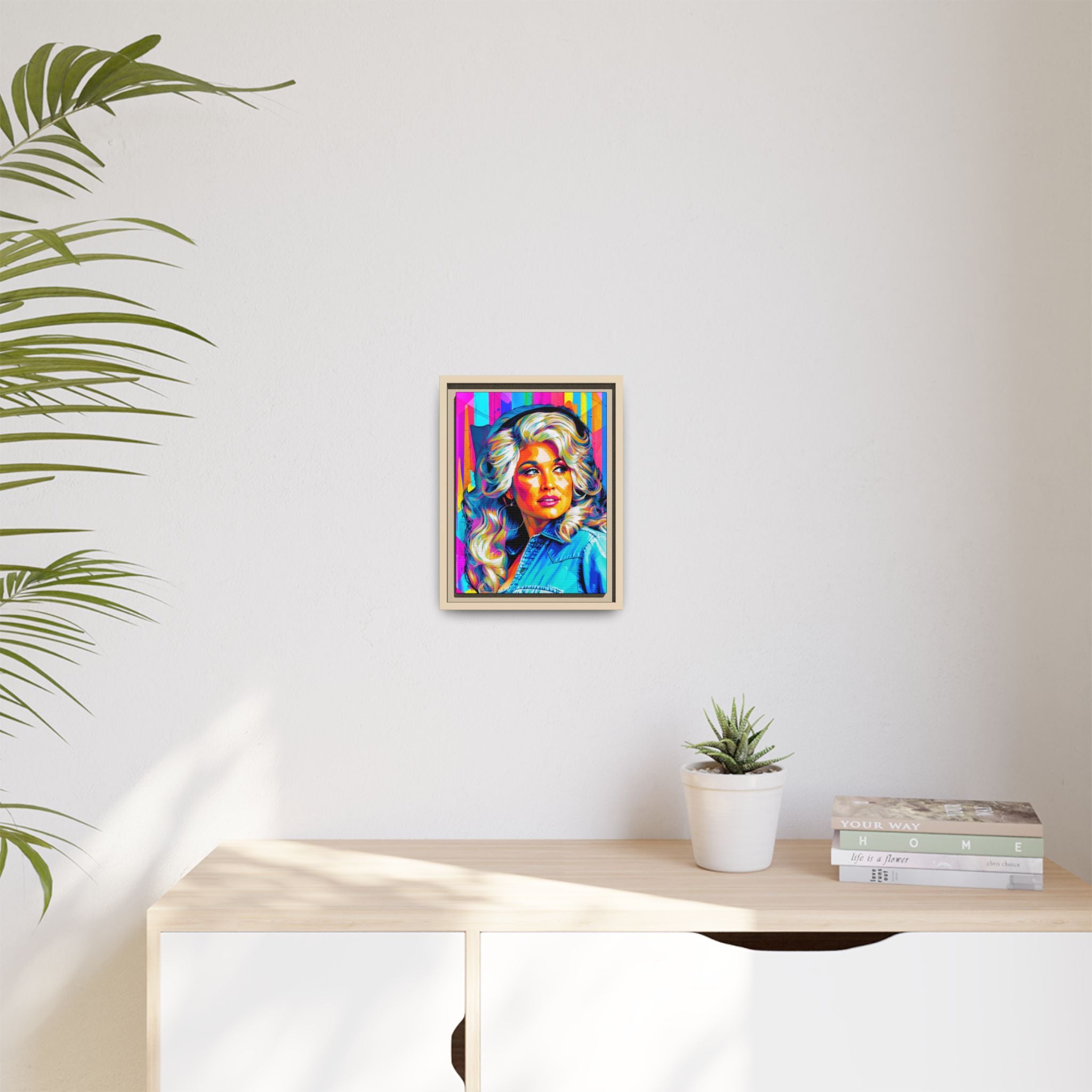Queen of Country Framed Canvas