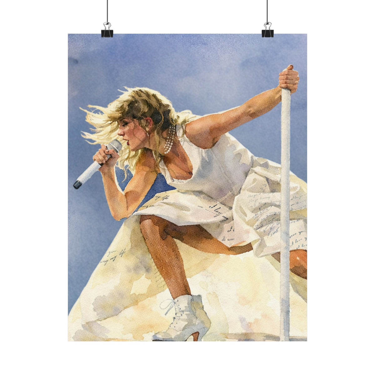 Music Lover Poet Art Print
