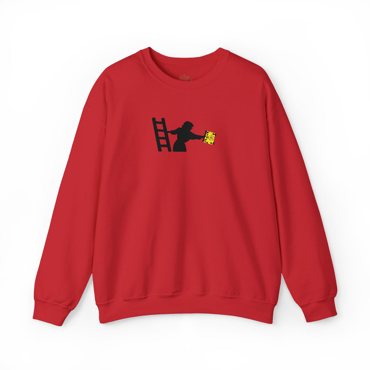Embroidered Evelyn Librarian Crewneck Sweatshirt