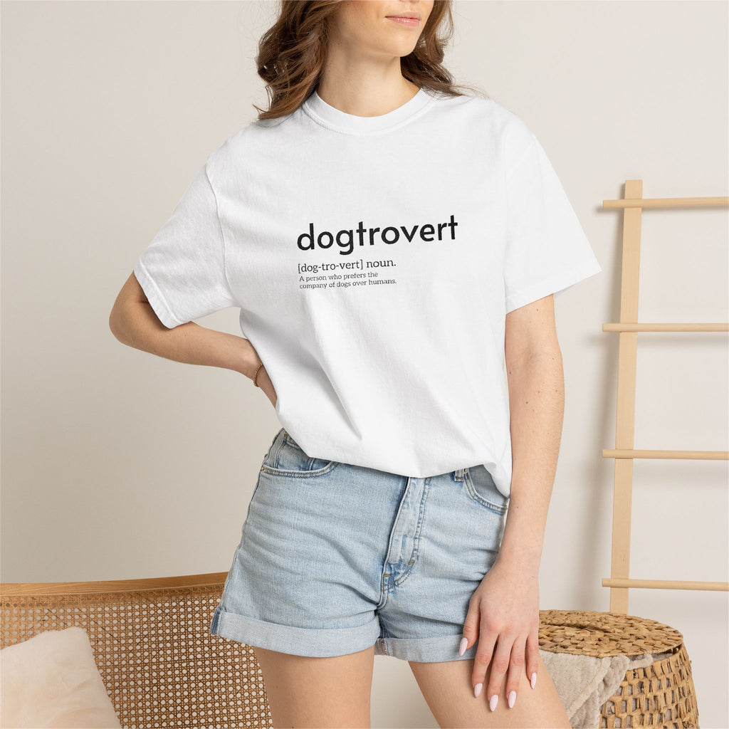 Dog-tro-vert Embroidered T-Shirt