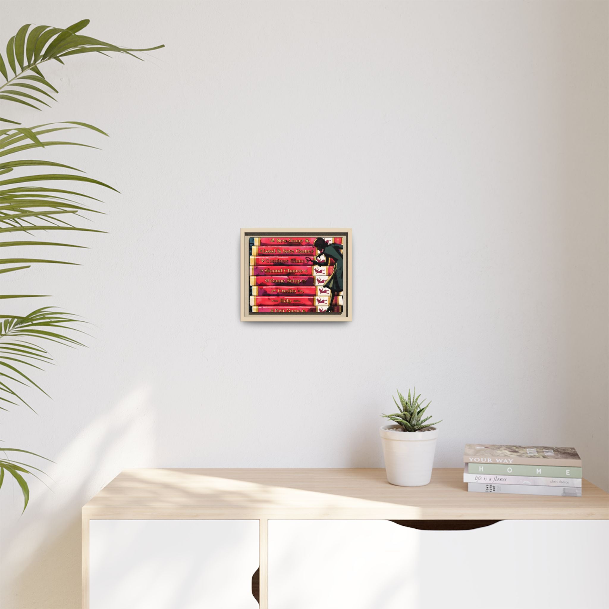 Detective Framed Canvas