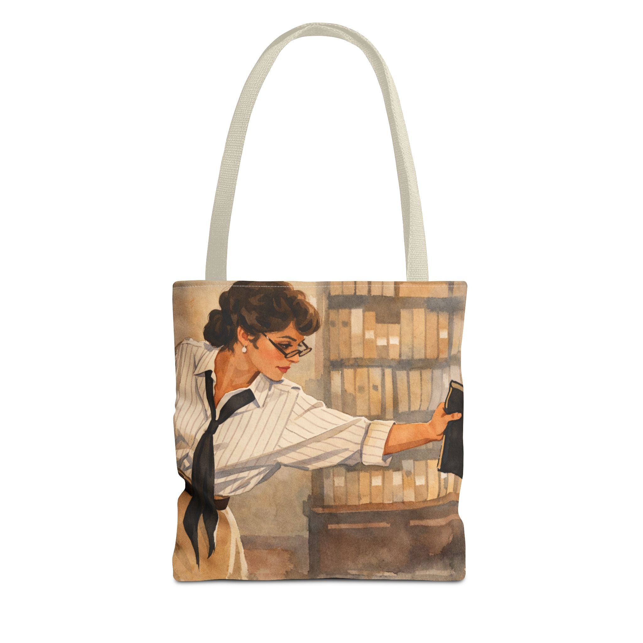 Evelyn Librarian Tote Bag