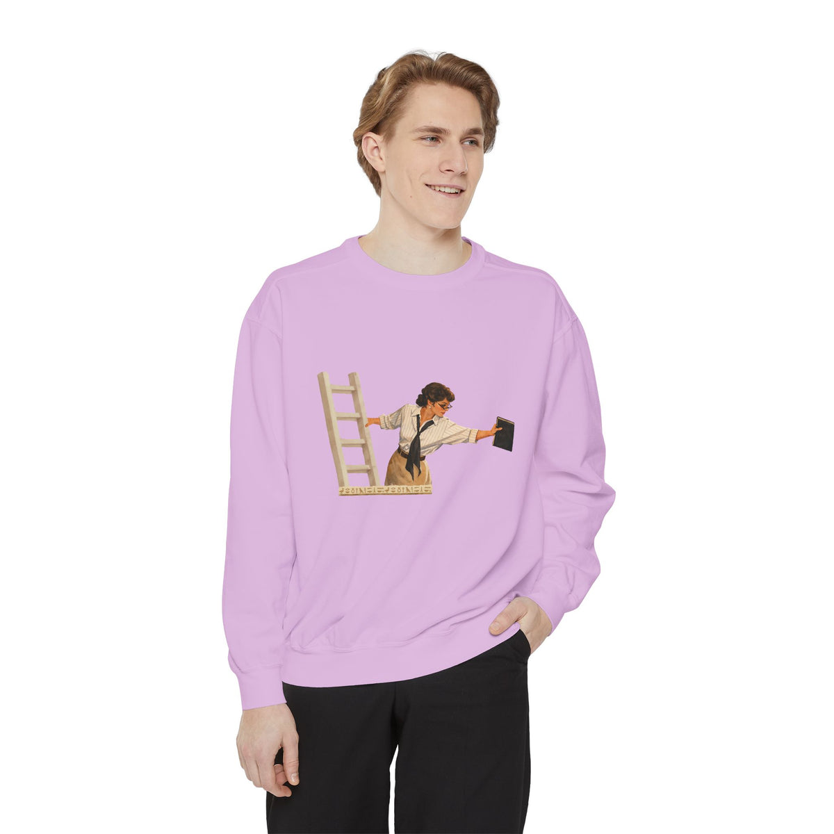 Evelyn Librarian Crewneck Sweatshirt