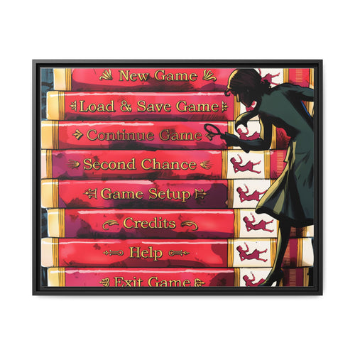 Detective Framed Canvas