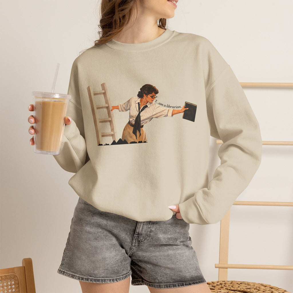 Evelyn Librarian Crewneck Sweatshirt