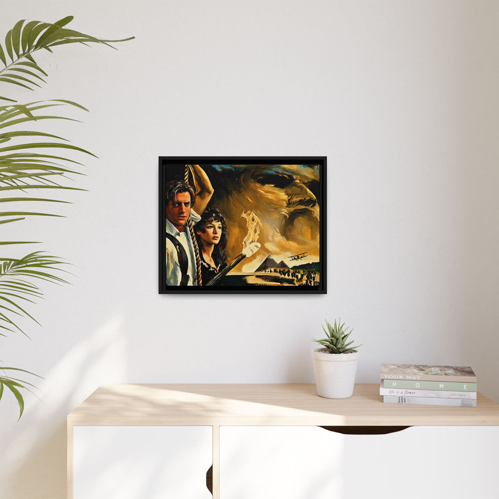 Rick & Evelyn Framed Canvas