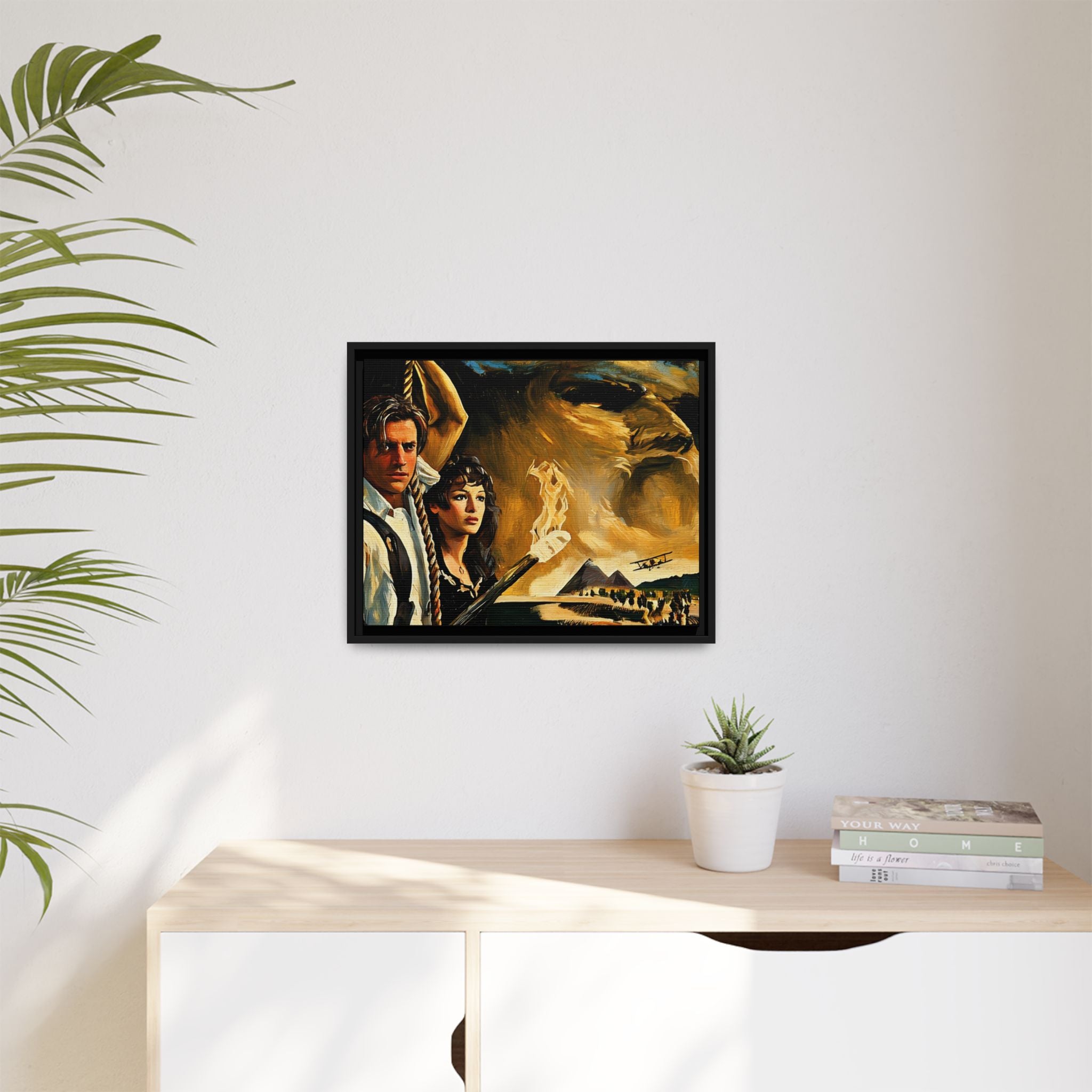 Rick & Evelyn Framed Canvas