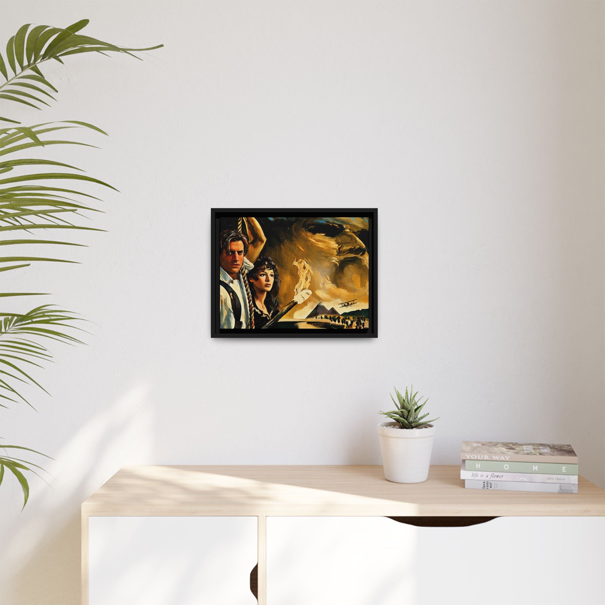 Rick & Evelyn Framed Canvas