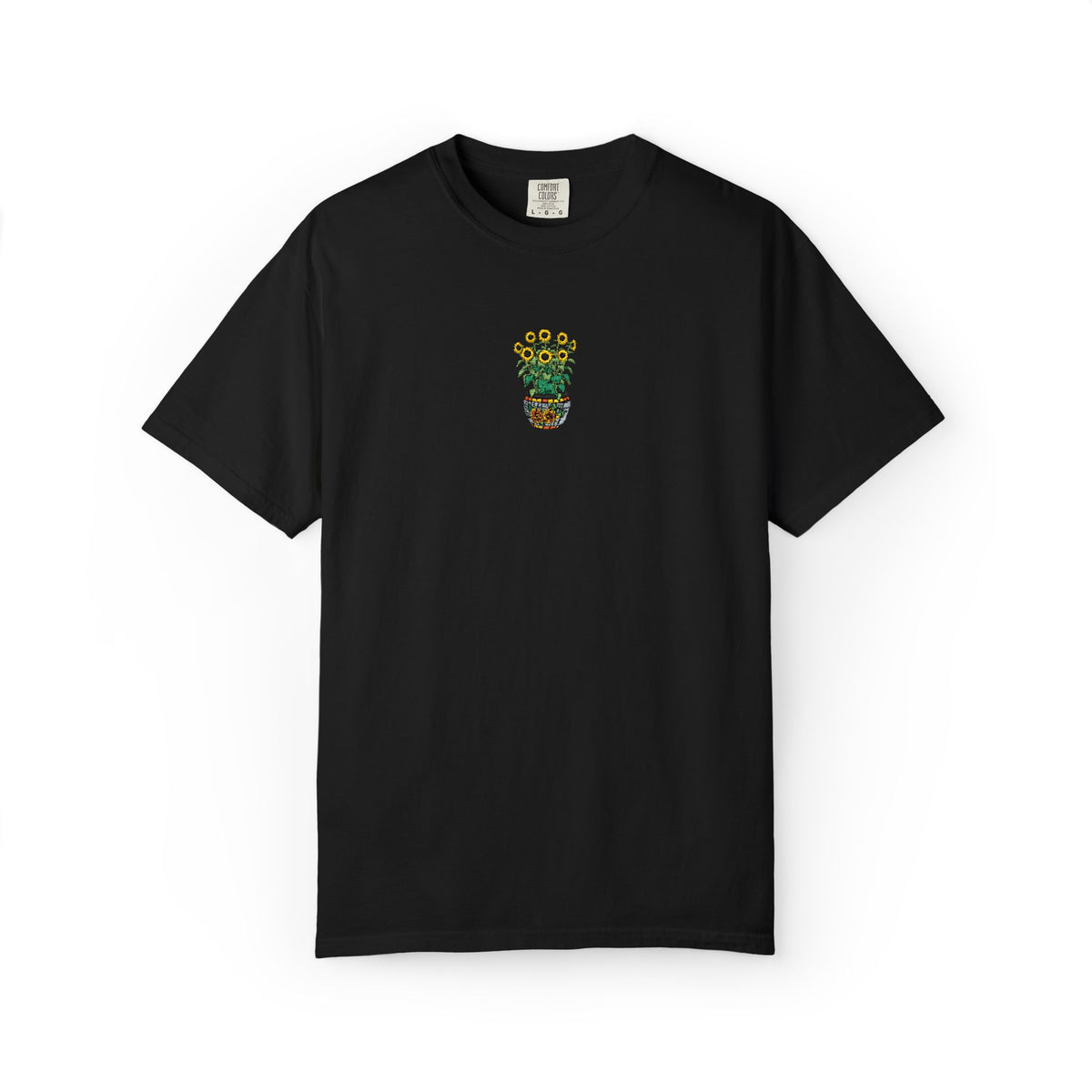 Embroidered Sunflower Tee