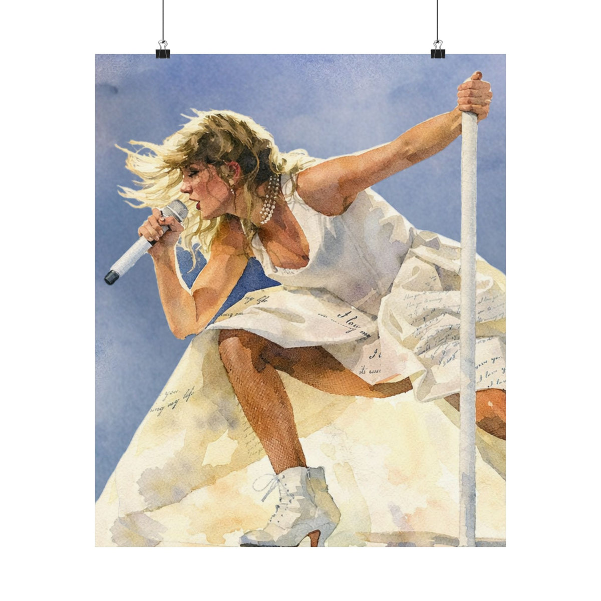 Music Lover Poet Art Print