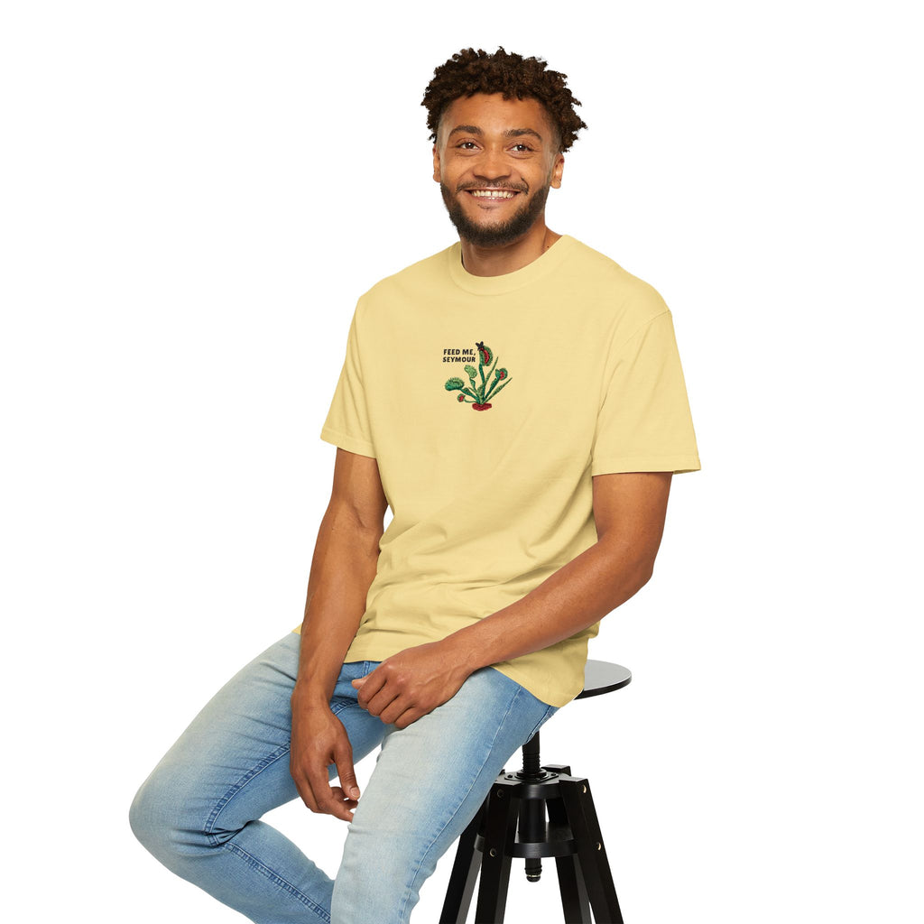 Embroidered Feed Me Seymour Tee