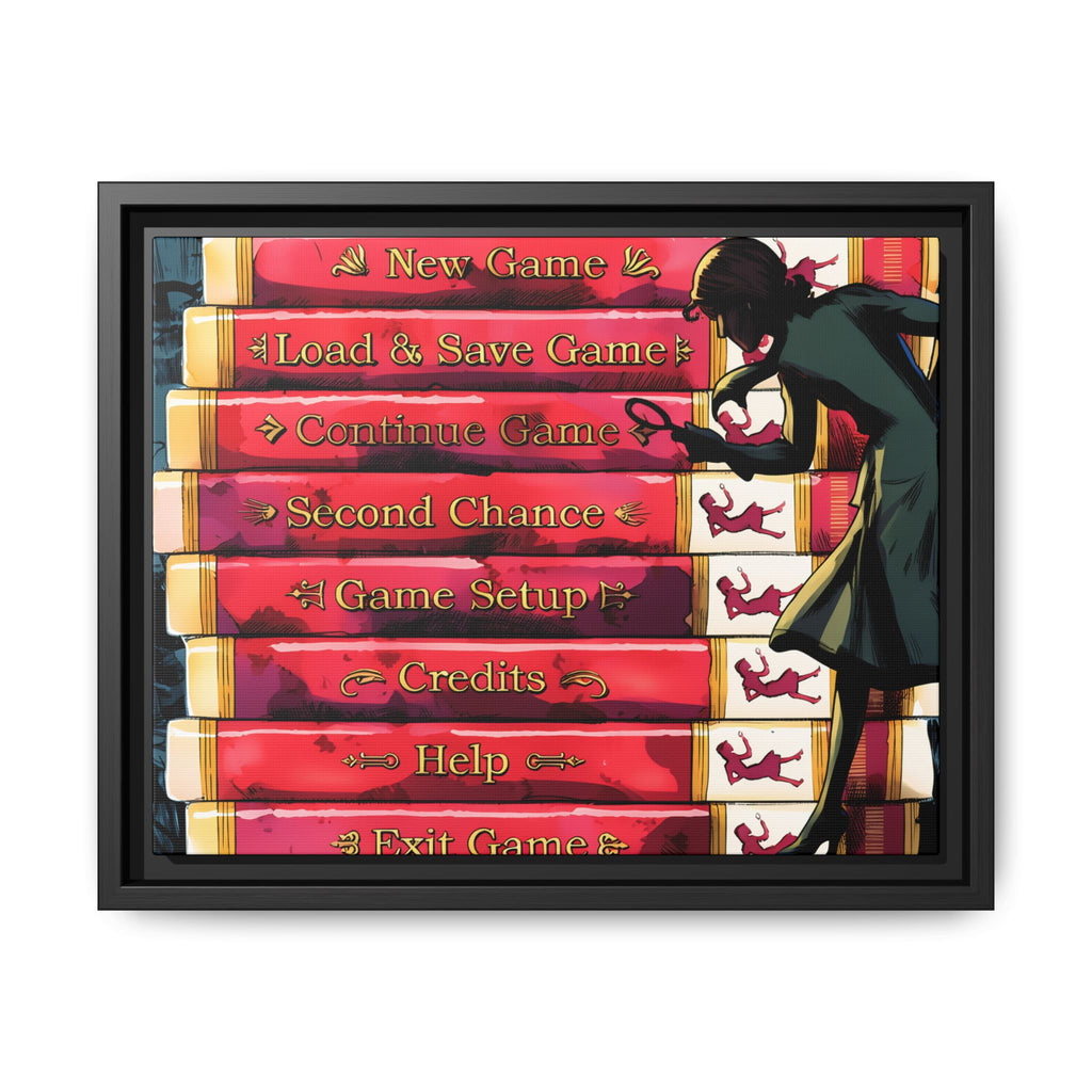 Detective Framed Canvas