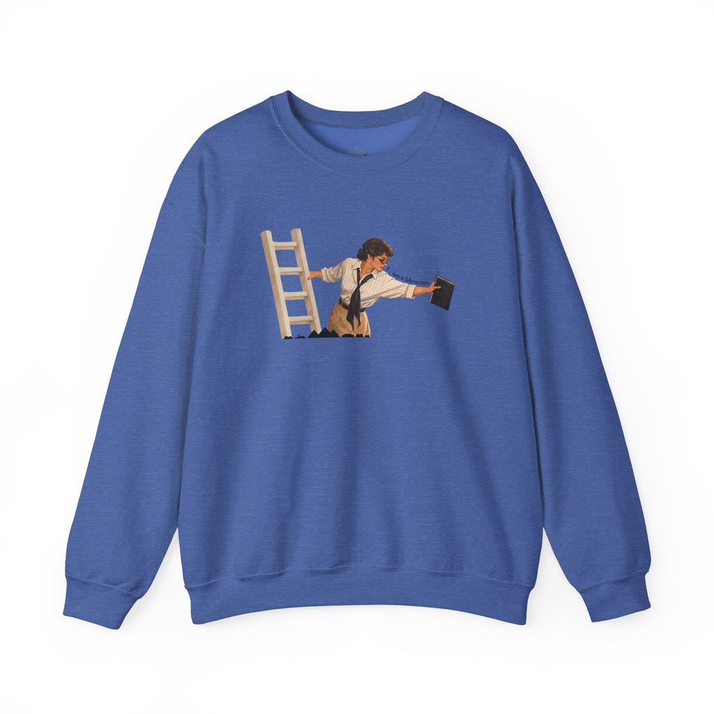 Vintage Evelyn Librarian Crewneck Sweatshirt