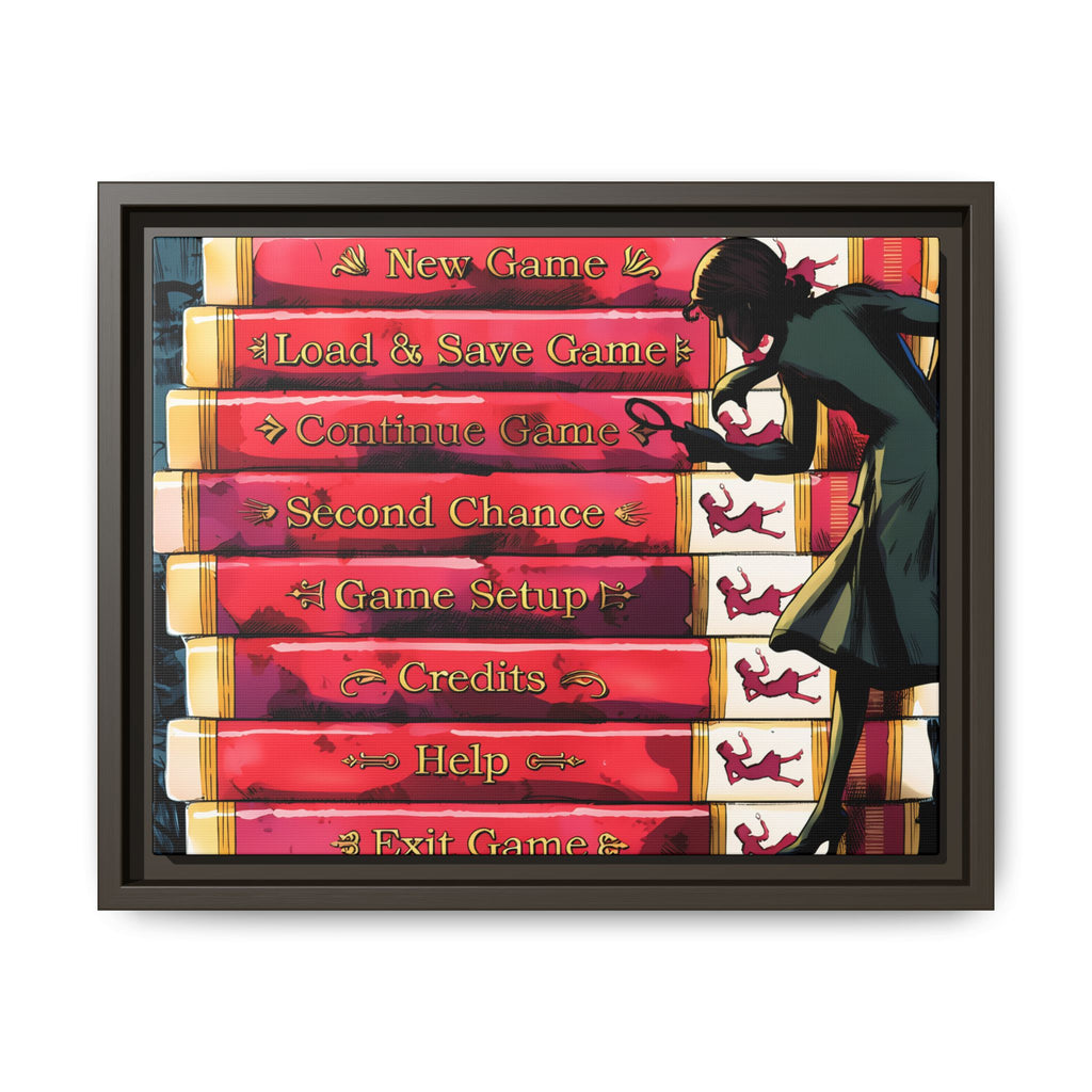 Detective Framed Canvas