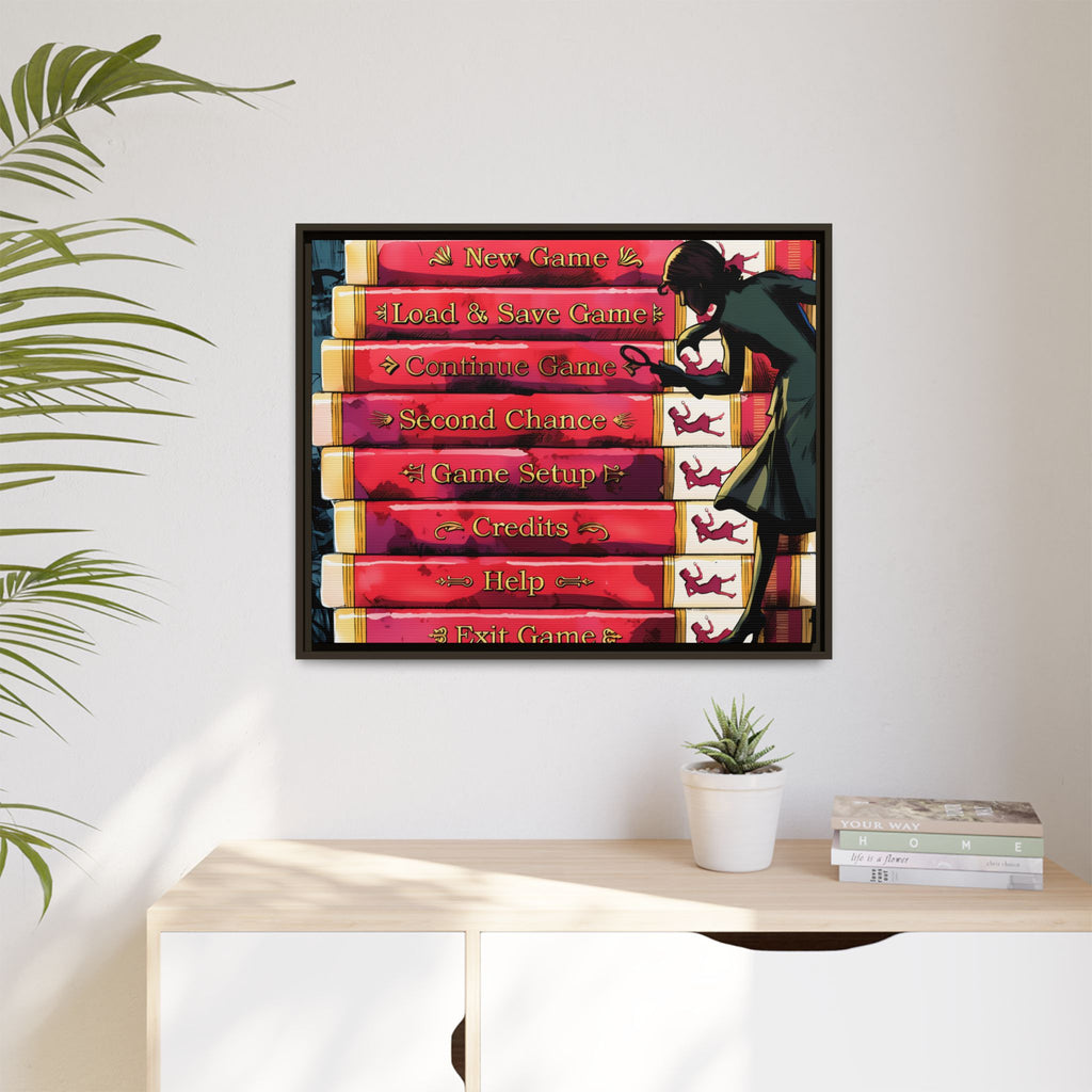 Detective Framed Canvas