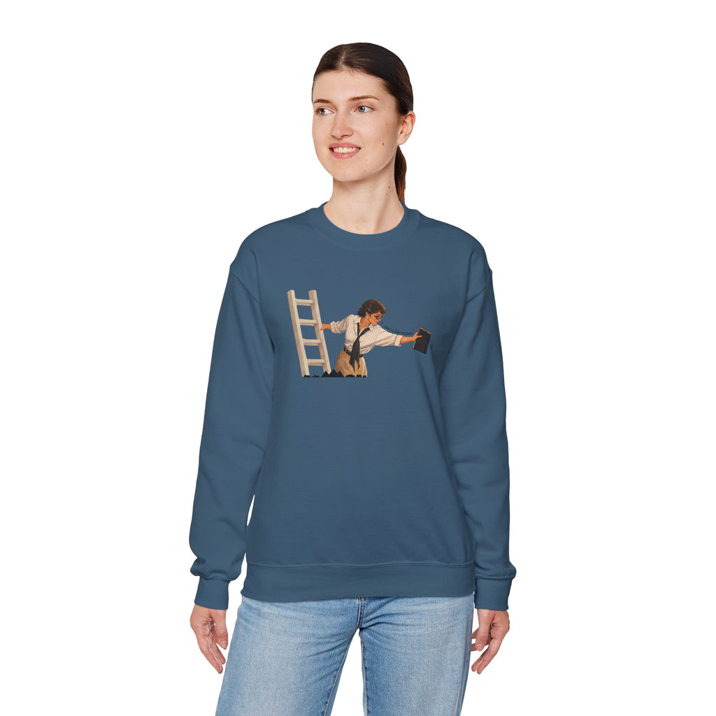 Vintage Evelyn Librarian Crewneck Sweatshirt
