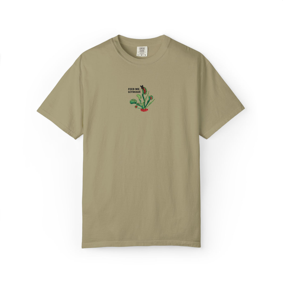 Embroidered Feed Me Seymour Tee