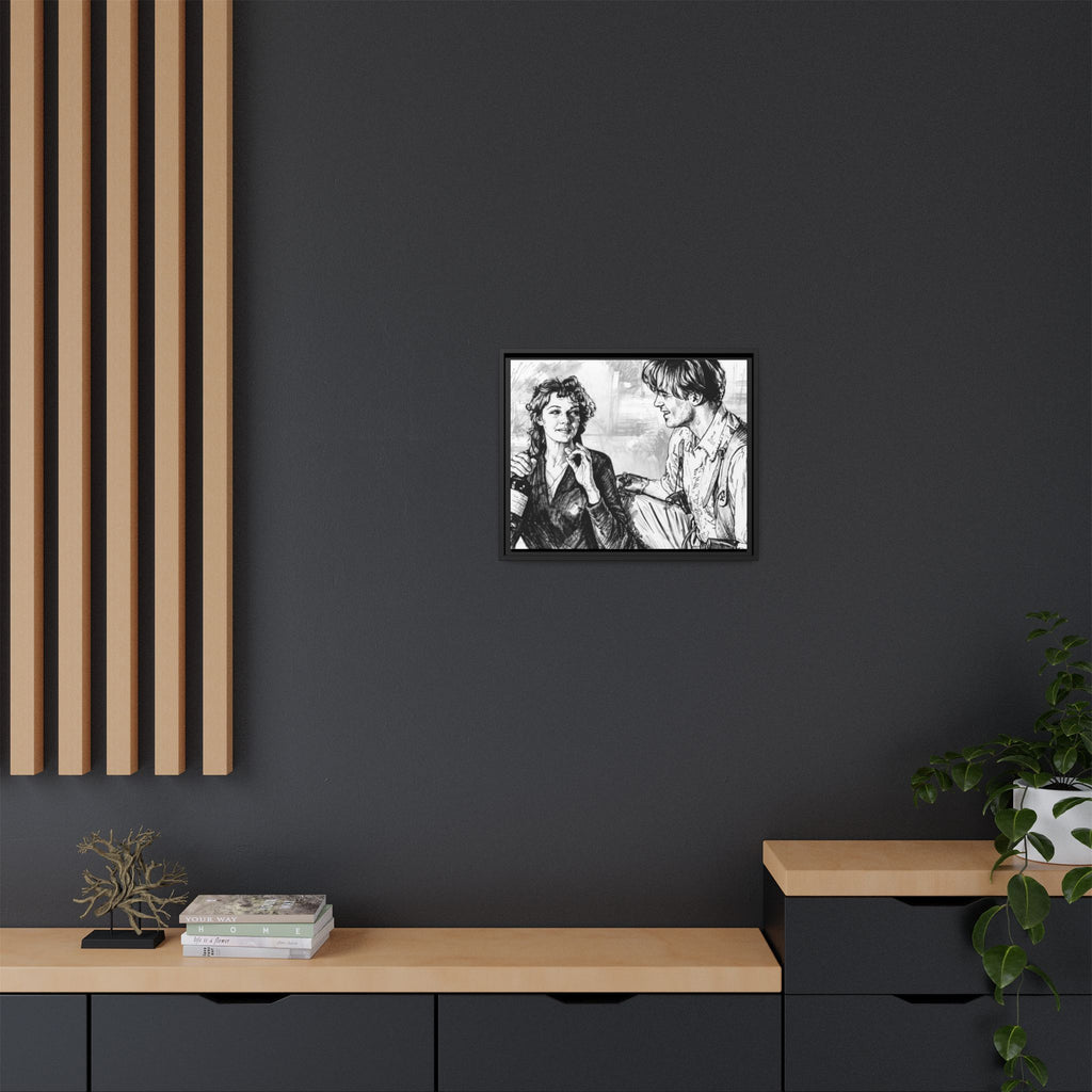 Rick & Evelyn Framed Canvas