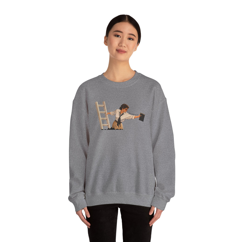 Vintage Evelyn Librarian Crewneck Sweatshirt