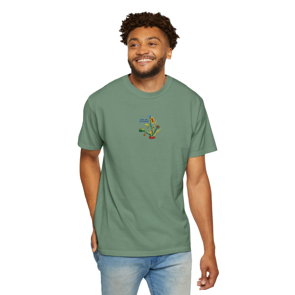 Feed Me Seymour Embroidered Tee