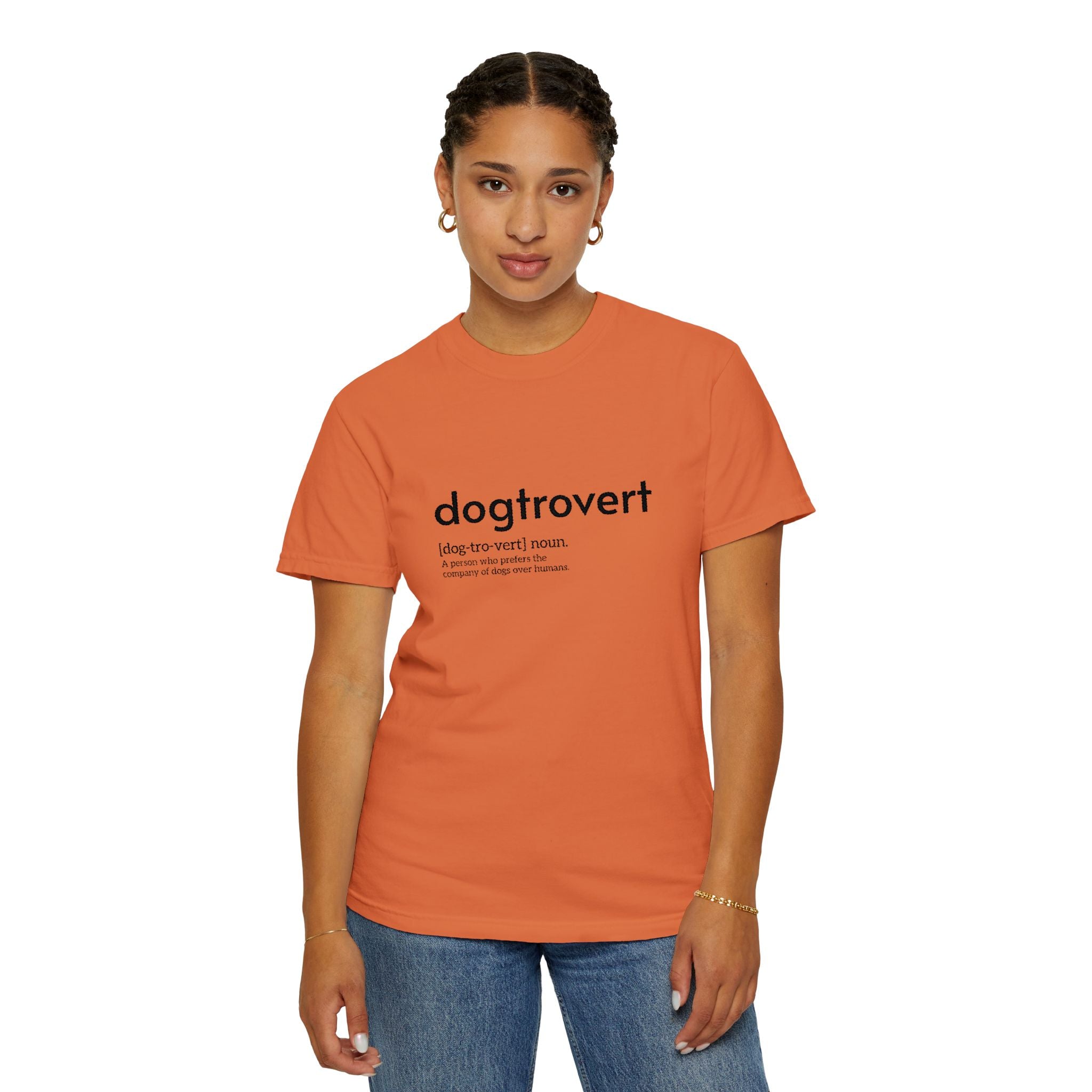 Dog-tro-vert Embroidered T-Shirt