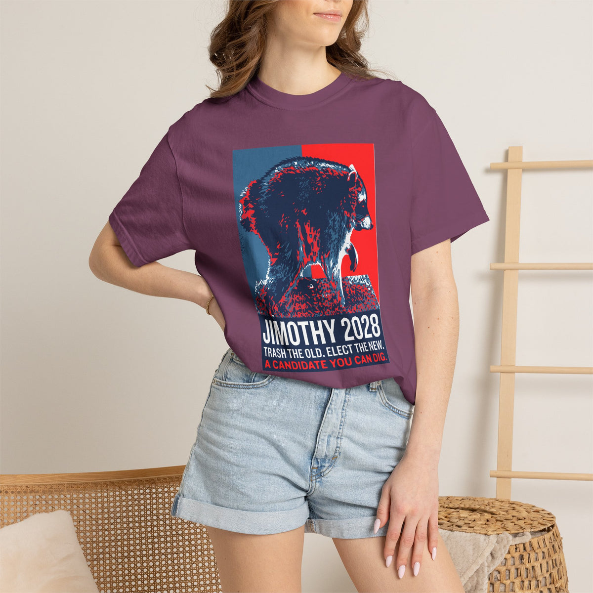Jimothy 2028 Campaign Poster Tee