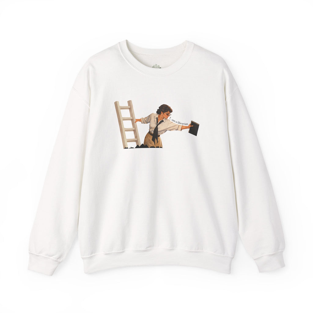 Vintage Evelyn Librarian Crewneck Sweatshirt