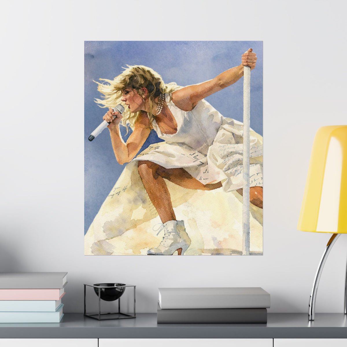 Music Lover Poet Art Print