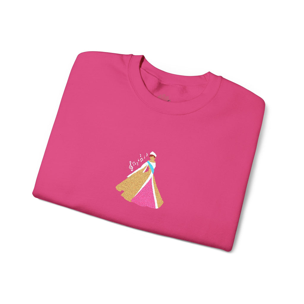 Embroidered Princess Crewneck Sweatshirt